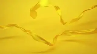 Floating Yellow Cloth  - Free Background Video
