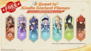 NEW UPDATE!! 5.0 ANNIVERSARY SURPRISE: FREE 5-STAR CHARACTER, 20 FREE WISHES & MORE - Genshin impact