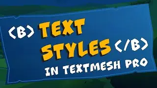 TextMeshPro Text Styles make working with Texts in Unity 6 so much easier!