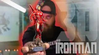I PAINT a Miniature 3D PRINTED IRON MAN