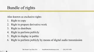 August 5, 2021 Webinar Copyright & Asset Protection