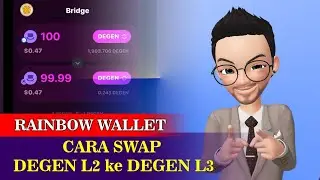 Swap DEGEN L2 ke DEGEN L3 via Rainbow Wallet