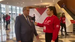 Выступление Магомеда Арипова при выдаижении Владимира Путина в президенты в Зарадье в Москве