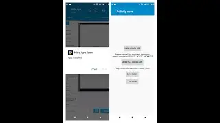 Make hidden app in sketchware pro and open