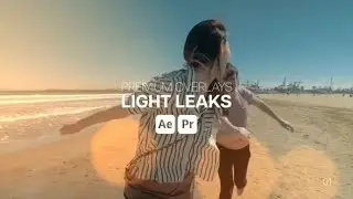 Premium Overlays Light Leaks Premiere Pro Template Download