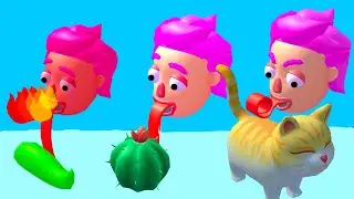 Эволюция лизания еды. Пробую всю еду Lick Runner