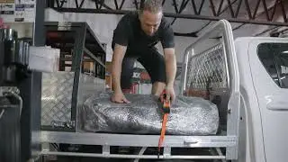Retractable ratchet straps - Super Easy to Use!