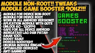 WOW BEDA NIHH TWEAKS MODULE NONROOT TERAJIB 2023!!! || UNLOCK ALL COMBO!!!