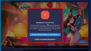 How To Enable Virtualization In Windows 10 | Fix BlueStacks Virtualization