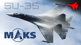 SUKHOI ⭐ SU-35 IN ACTION !! ✈️ MAKS 2015 [Remastered]