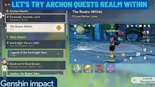 Archon quests The realm within | the realm within genshin impact | 
