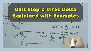 Unit Step and Dirac Delta function in Signal and System Explained with Examples | 1.4