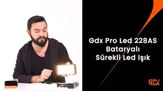 Gdx Pro Led 228AS Bataryalı Sürekli Led Işık