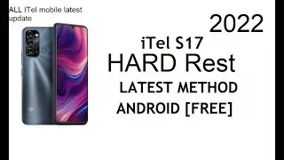 How to Hard reset Itel s17/ S17 pro  Factory Reset | itel   Pattern Unlock 2022