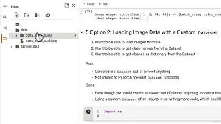 12  Creating a Custom Dataset Class in PyTorch High  Level Overview