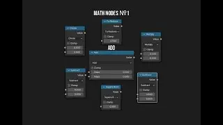 Math nodes №1 (node ADD)