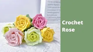 How to Crochet a Rose Bouquet 🌹 Crochet Flowers Bouquet Tutorial for Beginners