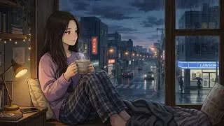 Rain Outside, Tea Inside ☕ | Cozy Ghibli Inspired Animation | ASMR | Ghibli style 