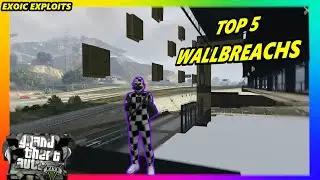*EASY* TOP 5 OF ALL TIME WALL BREACH GLITCHES ●SOLO● (WAIT UNTIL END SOMETHING CRAZY HAPPENS!)