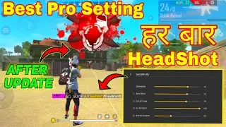 After Update New Sensitivity | Best Pro Setting For Always HeadShot |Best DragShot | Garena FreeFire