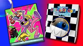 🌈PAPER DIY🌈 DIGITAL CIRCUS PARTY PLAY GAME /  GAMEBOOK AND MYSTERY BOX / TOOTHLESS DANCING MEME