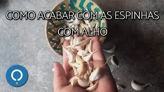 Como acabar com as espinhas com Alho