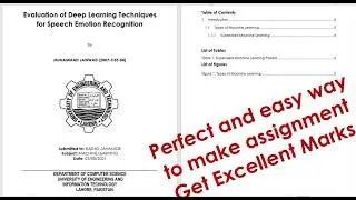 How to make assignment in MS Word | How to write assignment | how to make assignment for university