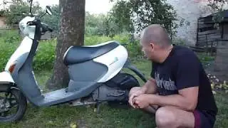Замена масла в редукторе скутера Сузуки Лэтс-4. Suzuki Lets-4.