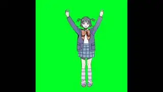 Anime Green Screen: Wasteful Days of High School Girls