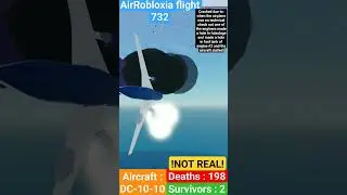 AirRobloxia flight 732 crash #airplane #dc10 #emergencylanding #airplanecrash #notreal