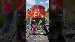vfx funny alien train video|vfx effect|visual effect|blender vfx|vfx green screen effect|#aliendance