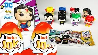 NEW Kinder Joy Funko DC 2023 Новый Киндер Джой ФАНКО DC 2023 Полная Коллекция