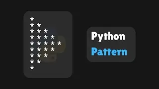 Python Pattern: Right Arrowhead Star Pattern | VS Code