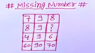 Solve This Virul Question 2024 | How To Find Missing Number | Virul Math Question | missing number |