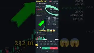 TRB USDT 232 TO 455 💹😱#binance #shorts #youtubeshorts #onlineearning