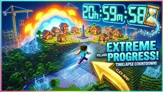 🏡 Minecraft Village  2 HOURS (Timelapse Transformation!) ✨