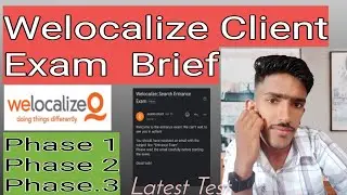 Welocalize Client Exam Brief | Welocalize Search Quality Rater | Welocalize Test Answers