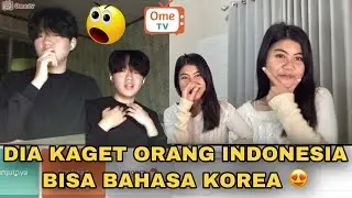 PENDAPAT COWOK KOREA TENTANG BHS KOREA CEWEK INDO 😍🇰🇷🇮🇩 II Ometv Server Korea