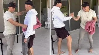 Twins master the impossible two-towel challenge with ease