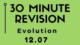 Chapter 7, EVOLUTION (30 min NCERT revision/HINDI)