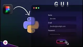 Build a Modern Software With Python | Figma to HTML | Complete GUI Development Guide 2022 🔥