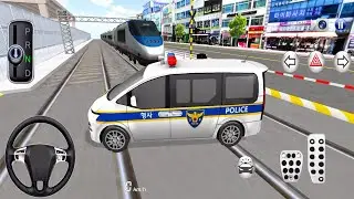 3D Driving Class 2024 - New Police Van Hyundai Staria in Train Station | (Android, iOS)