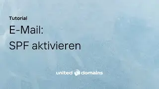 E-Mail: SPF aktivieren