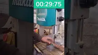 cutting plastic, aluminum and iron whit bandsaw  #makita #lb1200f #originalblade