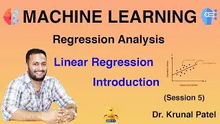 Machine Learning Tutorial (Session 5) - Linear Regression - Introduction with mathematical formulas.