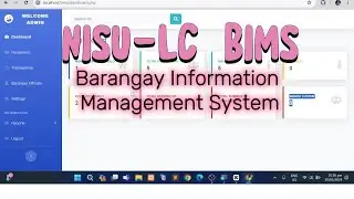 NISU-LC Barangay Information Management System(BIMS)