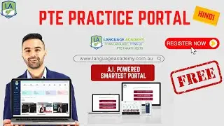 FREE PTE Practice Portal | FREE Scored Mock Test | Instant Results & Feedback | Language Academy