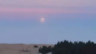 moon in the morning