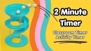 2 Minute Timer | Countdown Timer with Alarm | Fun Classroom Timer