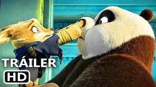 KUNG FU PANDA 4 "Po se tira pedos delante de los villanos" Escena Español (2024)